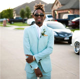 Formal Solid Color Two-piece Suit