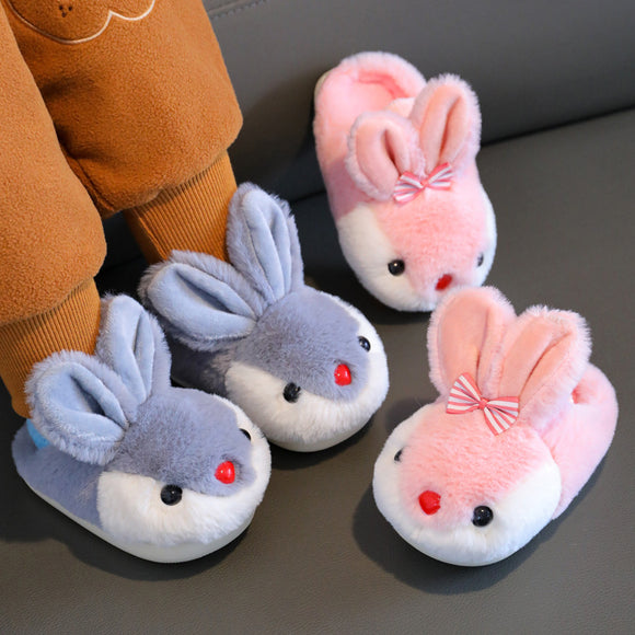 Winter Children Warm Non-slip Cotton Slippers