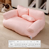 Four Seasons Universal Removable and Washable, Kennel Waterproof Breathable Ice Silk Pet Sofa