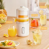 Multifunctional Wireless Electric Juicer, Orange Lemon Blender, USB Portable Mini Fruit Squeezer, Pressure Dispenser