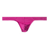 Men's Low Waist Solid Color Sexy T-shaped Panties, Sexy Model Triangle Bikini