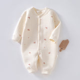 Baby Warm Jumpsuit Autumn and Winter Quilted Clothes