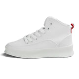 Pure White Thick Bottom, Casual Sports Skate Shoes