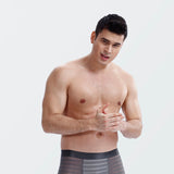 Air-permeable Long Boxer Briefs, and Anti-wear Ice-silk Leg Trunks