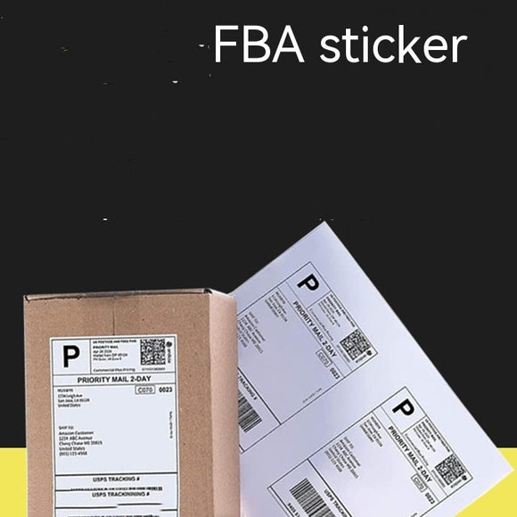 FBA Barcode Paper, Serial Number Amazon's Usage Blank Label Sticker Sheets