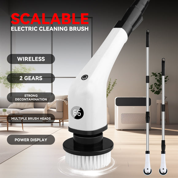 Electric Cleaning Household Multi-functional, 7-in-1 Toilet Bathroom Cleaning Brush