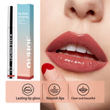 Pen Dark Brown Lip Liner, Waterproof Long Lasting Plump Soft Lip Gloss, Makeup Cosmetics