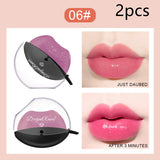 Lazy Lips Pearlescent Glitter Lipstick, Fade-proof, Warm, and Moisturizing Lipstick