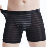 Air-permeable Long Boxer Briefs, and Anti-wear Ice-silk Leg Trunks