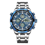 Men's Calendar Alloy Sports, Multi-function Watch