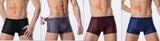 Ice Silk Men's Underwear, Mesh Boxers