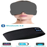 Wireless Bluetooth Sleeping Headband, Thin Soft Elastic Music Earphones, Eye Masks for Side Sleepers or Sporties