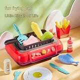 Children's Barbecue Table Toy,  Color Changing Food Simulation Cooking Play House