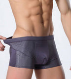 Ice Silk Men's Underwear, Mesh Boxers