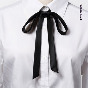 Long Small Silk Ribbon All-matching Tie-strap