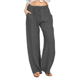 Women's Fashion, Loose Cotton Linen Casual Pants