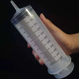 Plastic Large Capacity Transparent Reusable Sterile Measuring Injection, Nutrient Hydroponics Syringe