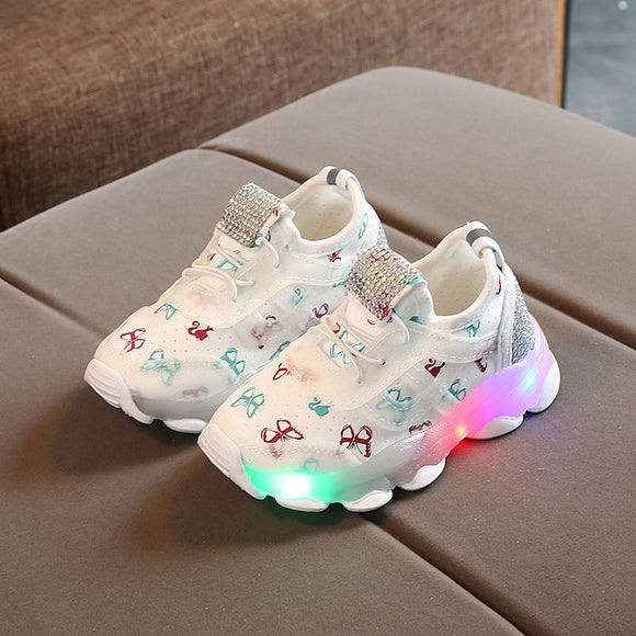 Children's Lighting Shoes, LED Sports Breathable Sneakers